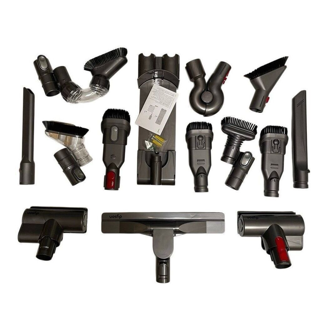 Lot Of 17 Genuine Dyson Vacuum Cleaner Accessory Tools Attachments Parts Brushes